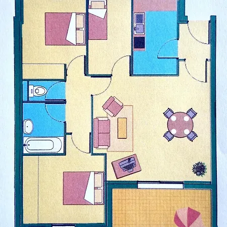 Appartement L'aeroplage, Standing Renove 40metres Berck